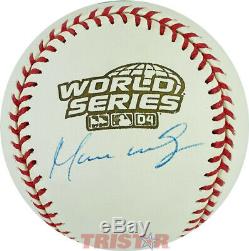 Manny Ramirez Signed Autographed 2004 World Series Baseball Psa Boston Red Sox