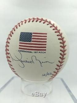 Mariano Rivera 2001 World Series Ceremonial First Pitch Baseball PSA DNA COA