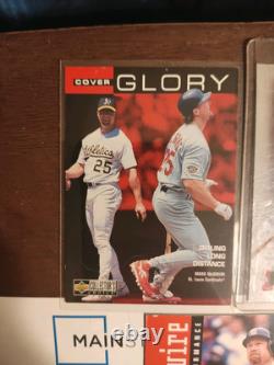 Mark McGwire 1998 HomeRun Jubilation and 1989 World Series Baseball Signed