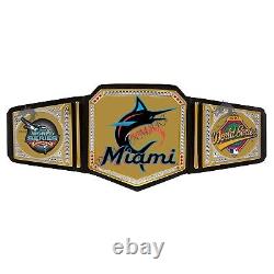 Miami Marlins Baseball championship belt MLB World Series Champions 2mm Brass