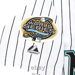 Mike Lowell 2003 Florida Marlins World Series Men's Home White Jersey (S-3XL)
