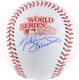 Mike Schmidt Philadelphia Phillies Signed 1980 World Series Logo Baseball
