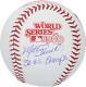 Mike Schmidt Phillies Signed 1980 World Series Baseball & 80 Ws Champs Insc
