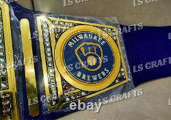 Milwaukee Brewers MLB World Series Baseball Championship Belt 2mm Brass