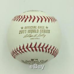Mint Albert Pujols #5 Signed Official 2011 World Series Baseball JSA COA