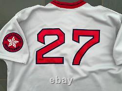 Mitchell & Ness 1975 Boston Red Sox #27 Carlton Fisk Baseball Jersey 48 XL USA