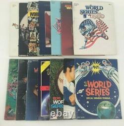 Mlb World Series Souvenir Program Lot'65-'92 (14)
