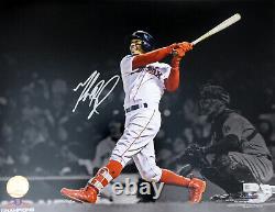Mookie Betts Autographed 11x14 Photo Red Sox 2018 World Series Fanatics 177460