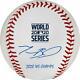 Mookie Betts Dodgers 2020 World Series Champs Signed Baseball & 20 Champs Insc
