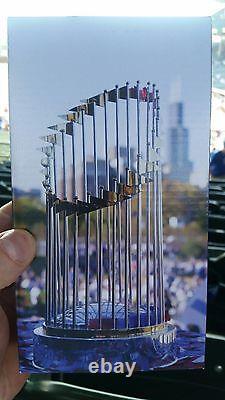 NEW! 2017 Chicago Cubs Replica World Series Trophy SGA Stadium Giveaway 4/15 MLB