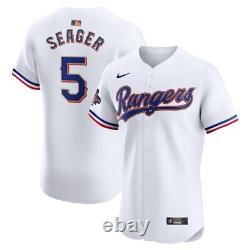 NEW DROP Corey Seager Texas Rangers Gold World Series Champion Jersey Size L