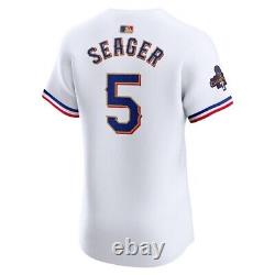 NEW DROP Corey Seager Texas Rangers Gold World Series Champion Jersey XL