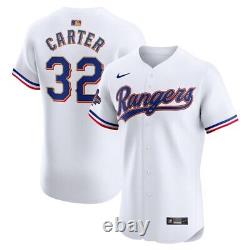 NEW DROP Evan Carter Texas Rangers Gold World Series Champion Jersey L RARE