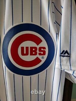 NEW Majestic MLB Cubs Cool Base Jersey RARE 2016 WORLD SERIES Large