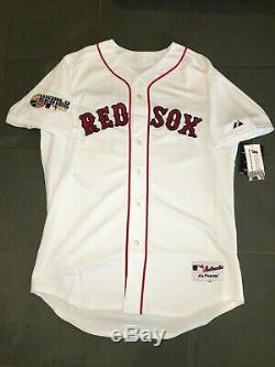 NWT Authentic 2007 BOSTON RED SOX #24 RAMIREZ World Series Jersey 48 Majestic