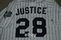 NWT Dave Justice New York Yankees Majestic Baseball Jersey 2000 World Series 2XL