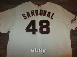 NWT San Francisco Giants Pablo Sandoval 2014 World Series Baseball Jersey 4XL