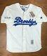 Nwt Vintage 90s Mlb Brooklyn Dodgers Baseball Jersey Sz L Cooperstown Collection