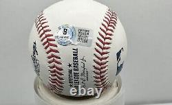 Nate Eovaldi Autograph Signed OML Baseball Big Game Nate BAS World Series