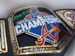New Atlanta Braves Baseball Braves World Series Championship Belt 2021