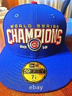 New Era 2016 Chicago Cubs World Series Champions Limited Players Signatures Hats
