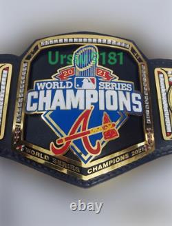 New Ursw Atlanta Braves Baseball Braves World Series Championship Belt 2021