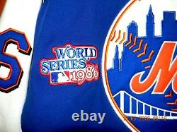 New York Mets 2-time World Series Championship Baseball Jacket, Sizemedium