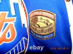 New York Mets 2-time World Series Championship Baseball Jacket, Sizemedium