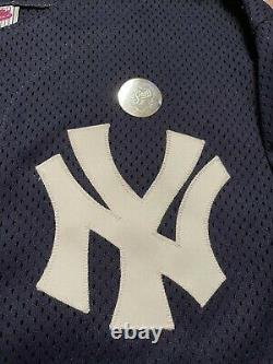 New York Yankees 1999 World Series Baseball Majestic Jersey Blank Navy Medium M