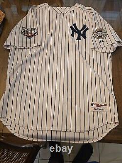 New York Yankees 2009 World Series Derek Jeter Authentic Jersey, Size 52