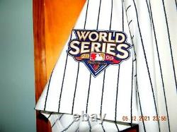New York Yankees Derek Jeter 2009 World Series Baseball Jersey, Size 54