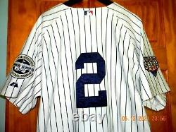 New York Yankees Derek Jeter 2009 World Series Baseball Jersey, Size 54