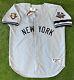 New York Yankees Derek Jeter Authentic 2001 World Series Mlb Baseball Jersey 52