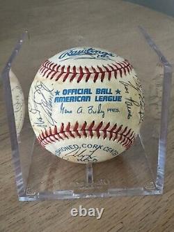 New York Yankees Dynasty World Series Team Signed Baseball PSA JSA Jeter 27 Sigs