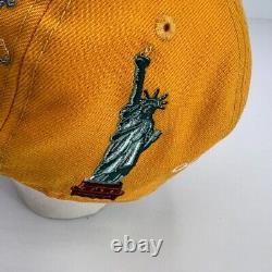 New York Yankees Hat Men 7 1/4 World Series Liberty Empire Map NY Hype Core Cap