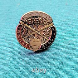 New York Yankees World Series Baseball Press Pin 1938