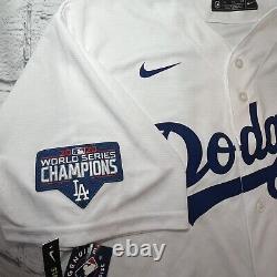 Nike 2020 World Series Los Angeles Dodgers Betts Kerahaw Blank Jersey Size XL