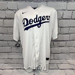 Nike 2020 World Series Los Angeles Dodgers Betts Kerahaw Blank Jersey Size XL
