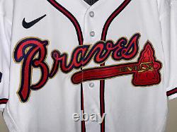 Nike Atlanta Braves MLB Authentic World Series Gold Program Jersey Sz 40 (M) NEW