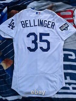 Nike Authentic Cody Bellinger Los Angeles Dodgers World Series Jersey White 40