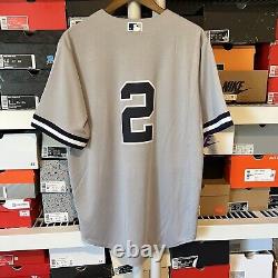 Nike Derek Jeter New York Yankees Authentic Cooperstown Road Jersey Men's Size M