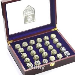 Ny Yankees 27 Piece Mlb World Series Championship Ring Collection Set- Brand New