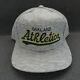 Oakland A's Athletics Sports Specialties Baseball Cap Hat Grey Snapback The Pro