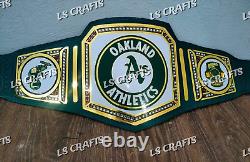 Oakland Athletics Baseball championship belt MLB World Series Champion 2mm Brass