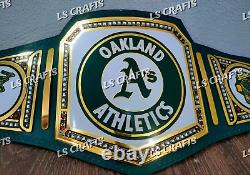 Oakland Athletics Baseball championship belt MLB World Series Champion 2mm Brass