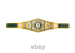 Oakland Athletics Legacy Championship Replica Title Belt 2mm Brass