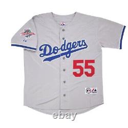 Orel Hershiser Los Angeles Dodgers 1988 World Series Grey Road Jersey Men's