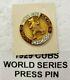 Original Vintage 1929 Chicago Cubs Wrigley Field World Series Press Pin