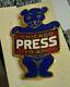 Original Vintage 1935 Chicago Cubs Wrigley Field World Series Press Pin