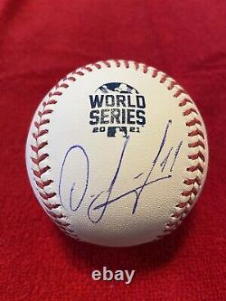 Orlando Arcia Autographed Signed 2021 World Series Baseball Atlanta Braves Coa